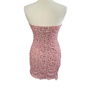 🌟SALE🌟MISCREANTS‎ x REVOLVE Cupid Ruched Mini Dress in Dusty Rose Ditsy Floral thumbnail 5