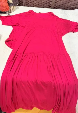 NWT SET Size M Brazilian Pink 2 Piece Maxi Skirt & Blouse thumbnail 1