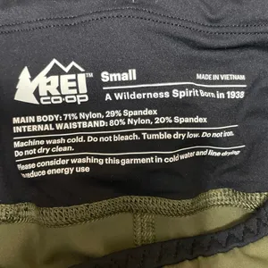 Rei Women's Green Mid Rise Hiking Outdoor Yoga Gym Athletic Biker Shorts Size S thumbnail 4