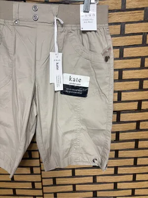 Dash Kate khaki Bermuda shorts size small Tan thumbnail 4