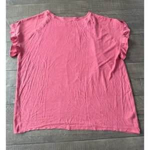 Loft Women's Pink Short Sleeve Blouse Size XL‎ thumbnail 5