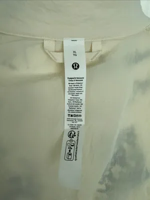 lululemon athletica Cream Peplum Zip Bomber Jacket thumbnail 11