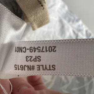 Madewell Linen-Blend Camp‎ Shirt in Abstract Flora in Gray Cool Fog Button Down thumbnail 7