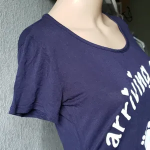 Graphic Maternity tee arriving soon size small Blue thumbnail 4