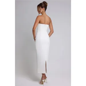 NEW Babyboo Roxanne Midaxi Dress Ivory Size Medium Cocktail Party Dress thumbnail 2