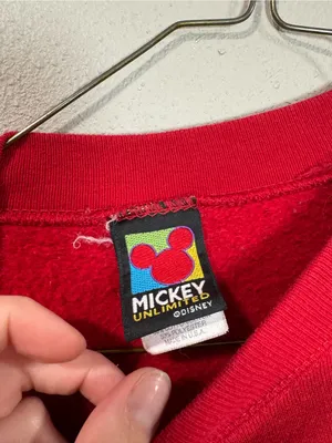 Disney Vintage 90’s Red Mickey Crewneck Sweatshirt thumbnail 3
