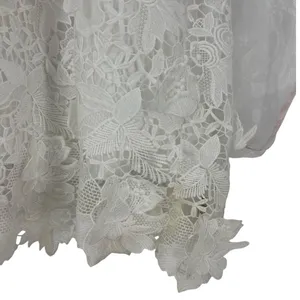 LoveShackFancy Sylvester Bridal‎ Lace Gown White Size 4 NWT thumbnail 16
