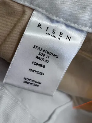 NWT Risen Jeans Tummy Control White High Rise Wide Leg Jeans Size 30/11 thumbnail 6