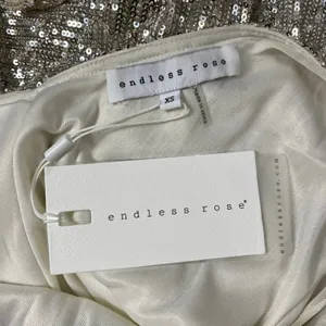 Neiman Marcus Endless Rose NWT All over Sequined Scoop Back Midi‎ Dress Size XS thumbnail 2