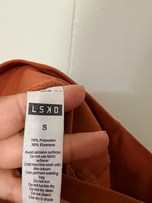 LSKD Fusion Ultra High-Rise 6” Pocket Shorts Hazel Size S thumbnail 8