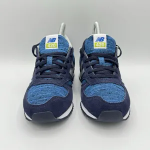 New Balance 420 Running Womens Size 7.5B Navy Blue White‎ WL420KIB thumbnail 3