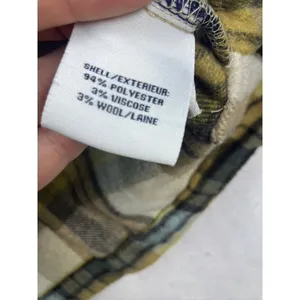 Bagatelle‎ Cropped Shacket Womens Size S Green Plaid Wool Blend Button thumbnail 4