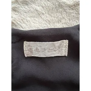 Topshop Women's Black Wrap Mini Dress with Ruffle Detail Size L thumbnail 6
