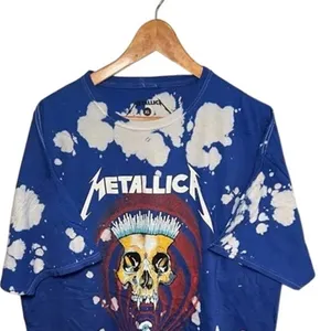 Metallica‎ Vintage Style In Vertigo You Will Be TyeDye ShortSleeve Shirt XL Blue thumbnail 3