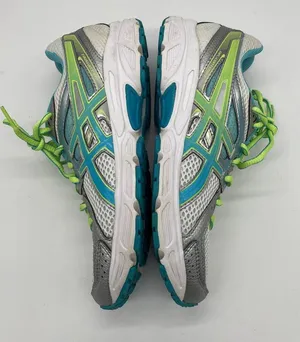 ASICS Gel-Contend 2 Women's Athletic Sneakers - White/Turquoise/Sharp Green - 7 thumbnail 8