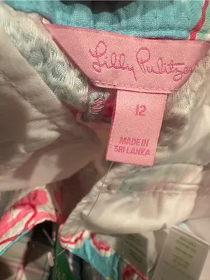 Lilly Pulitzer Adie Shorts Floral Breakwater Blue Lolita 12 thumbnail 9