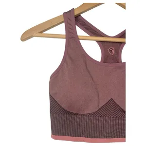 ThirdLove Sports Bra Womens S Kinetic Impact Seamless Light Padding Mauve Pink thumbnail 7