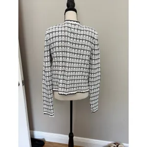Nic+Zoe tweed sweater jacket size small thumbnail 9