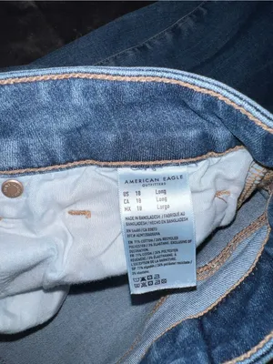 American Eagle Next Level High-Waisted Skinny Kick Jean Size 18 Long thumbnail 11