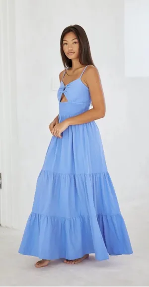 Blanco by Nature Dress Blue Size L thumbnail 1