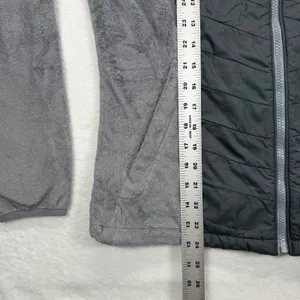 Mountain Hardwear Fleece Jacket Full Zip Puffer‎ Panel Gray Womens M thumbnail 3
