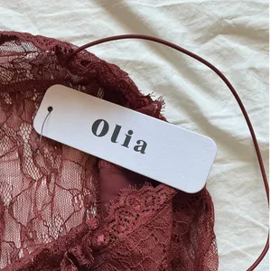 NWT Olia Late Night Lace Bodysuit Medium Amber/Umber thumbnail 4