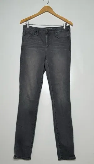 Athleta Grey Sculptek Ultra Skinny Jeans Size 8 Tall thumbnail 1