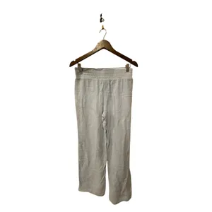 DKNY High‎ Rise Cotton Gauze Wide Leg Pants Size Large thumbnail 5