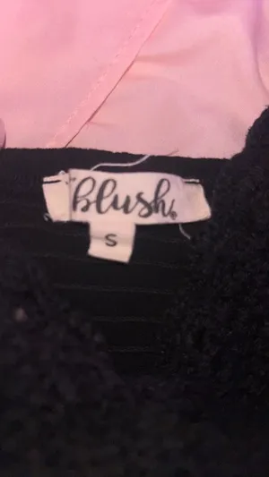 Blush Black Top  thumbnail 2