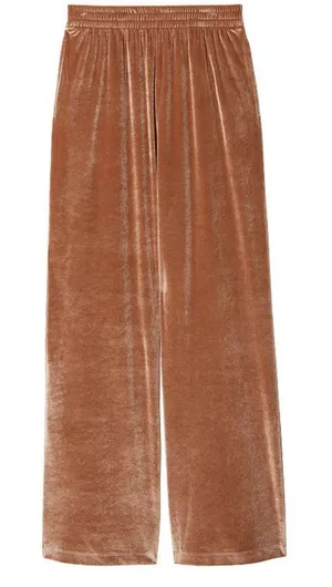 Pink Velour‎ Shine Logo Wide-Leg Pants thumbnail 1