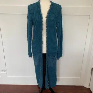 Free People Woodstock Knit Duster Cardigan thumbnail 3