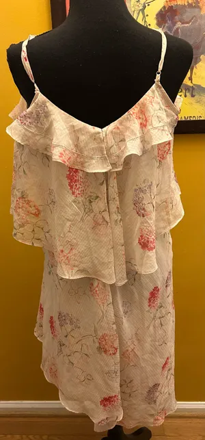 New With Tags New Day Flowy Tiered Floral Spaghetti Strap Dress Size M thumbnail 3