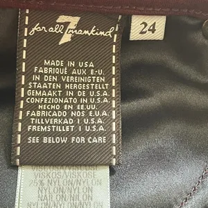 New 7 For All Mankind The Pieced Skinny Jeans thumbnail 10