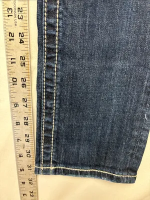 Miss me size 29 Women’s Dark Blue Skinny Jeans western embellished cowgirl rodeo thumbnail 8