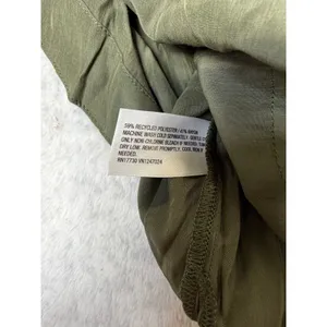 A New Day Womens XS Olive Green Utility Button Down Shirt‎ Long Sleeve NWT. thumbnail 4