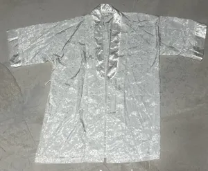Victoria's Secret Gold Label VTG 90s Satin Lace Ivory Robe One Size Y2K Retro thumbnail 1