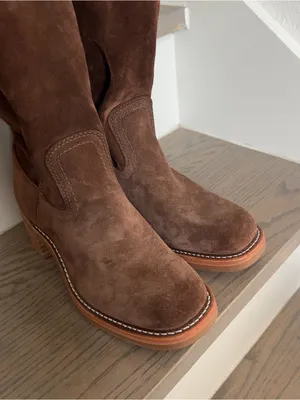 Frye Campus 12R Brown Boots in Brown Brownie Suede NWOB thumbnail 6
