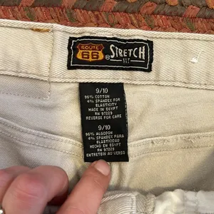 Vtg Tan Route 66 Stretch High Rise Slim Fit Jeans thumbnail 3
