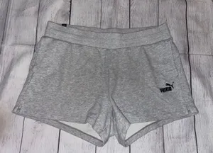Puma Women's Gray Athletic Sweat Shorts thumbnail 1