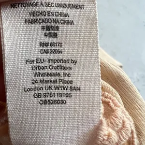 Free People Nude Skyscraper Bodycon Mini Dress Crochet Womens Small‎ S thumbnail 7