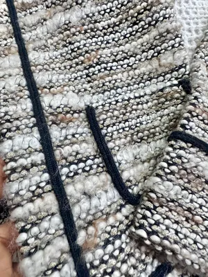 Ann Taylor LOFT SP wool cropped tweed jacket thumbnail 5