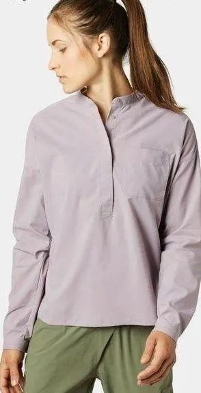 Mountain Hardwear Canyon Pro Pull Over Top Long Sleeve Shirt Womens M MSRP $90 thumbnail 1