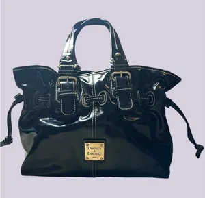 Dooney & Bourke Chara Patent Leather Satchel thumbnail 1