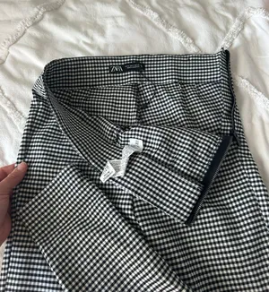 Zara Checkered Pants thumbnail 1