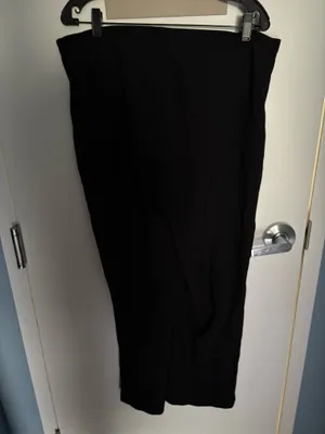 GAP Women's Black Dress Pants Straight Leg Flat Front Solid Regular Fit thumbnail 9