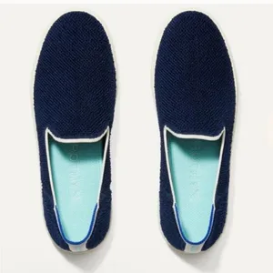 Rothy's The Slip On Terry Sapphire Fabric Low Top Lifestyle Sneakers Wom… thumbnail 3