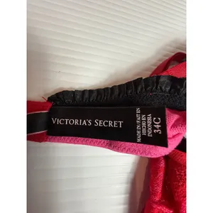 Victoria's Secret Sexy Little Things Red Lace Bra Bodysuit Lingerie 34C‎ thumbnail 3
