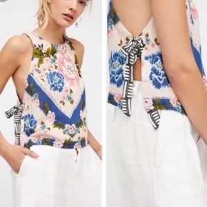 FREE PEOPLE Sweetlove Side‎ Tie Tank Top thumbnail 2