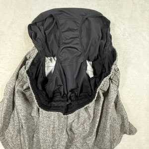 Lululemon Tracker Short V Heathered Black Gray Athletic Running Shorts Size‎ 12 thumbnail 5