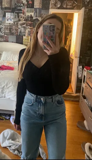 ZARA Jeans High-Rise Straight thumbnail 2